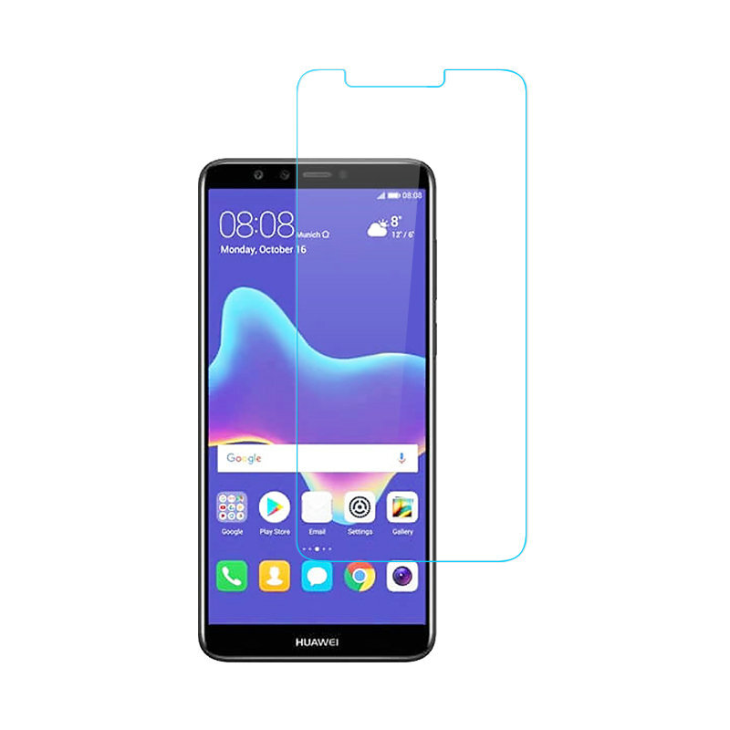 картинка Защитное стекло Nuobi 0.3mm 9H для Huawei Y9 2018/8 Plus (Анти-отпечаток) от Nuobi