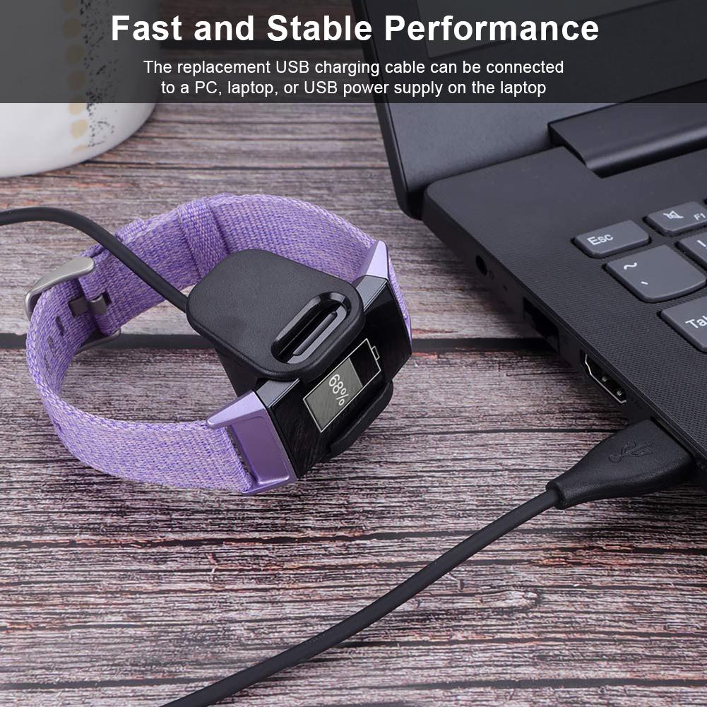 картинка Зарядное устройство (USB-кабель) для браслета Fitbit Charge 3/4 от Nuobi
