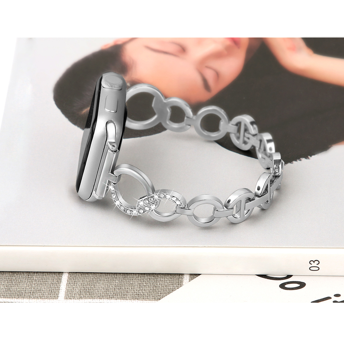 картинка Сменный ремешок Nuobi Fashion Metal ver.2 для Apple Watch (S/M) от Nuobi