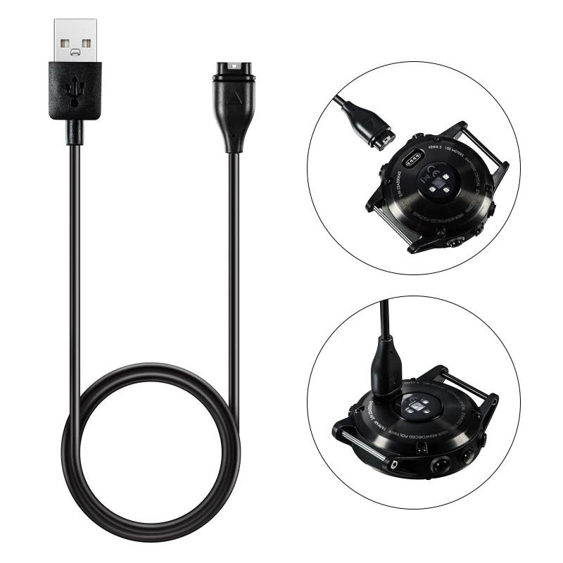 картинка Зарядное устройство (USB-кабель) для Garmin Fenix 5 / 5x / 5s / 6 / 6X / 6S PRO от Nuobi