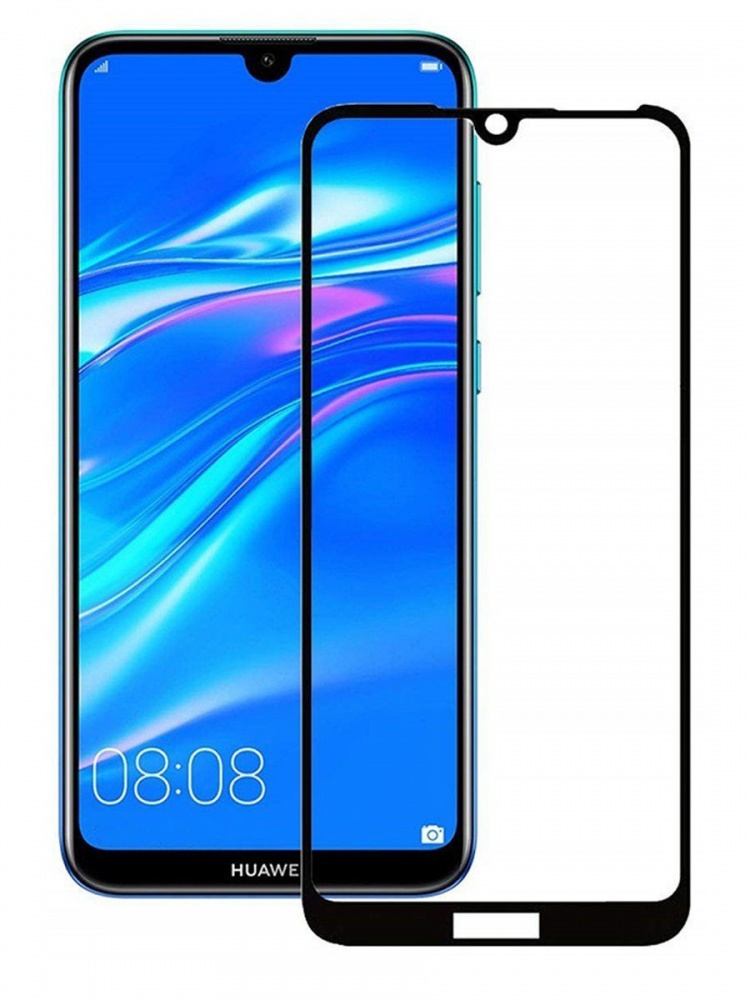 картинка Защитное стекло Nuobi 0.3mm 9H для Huawei Y6/Y6 Pro/Y6 Prime 2019 (9D) от Nuobi